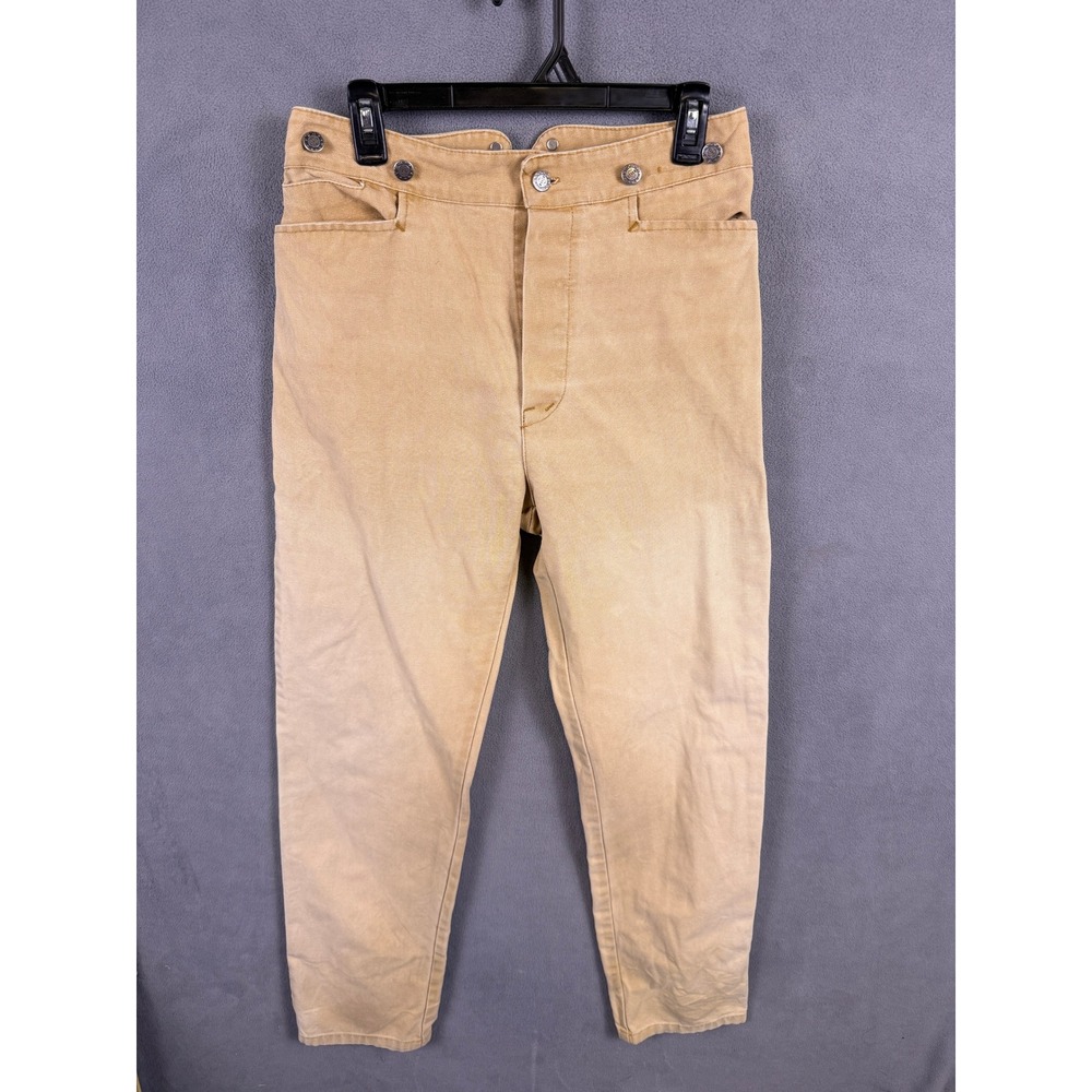 VTG Wah Maker Pants Womens 12 (30x32) Heavy Canvas Saddle Pant Western USA Made